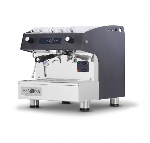 Кавомашина еспресо Verona Romeo Pro, 1 група, автоматична, з ротаційною помпою 375x530x (H) 485 207659 Hendi