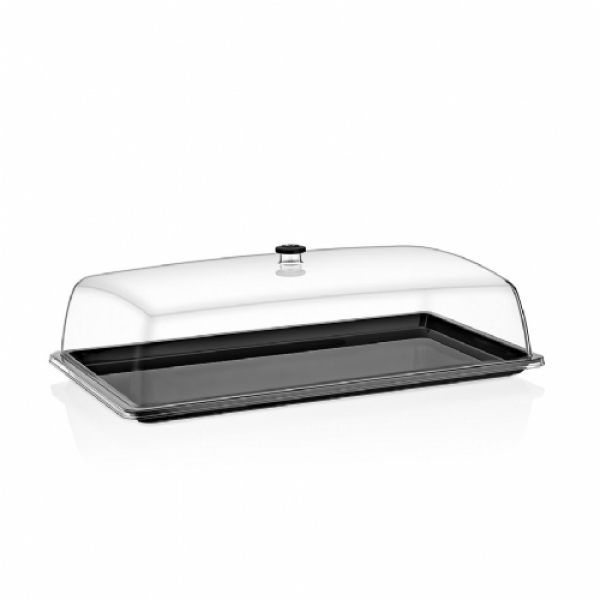 Кришка для підносу GN 1/1, сумісна з GFT--0011BL, GFT--0011 GF--0011 Gastro Plast PC Прозорий