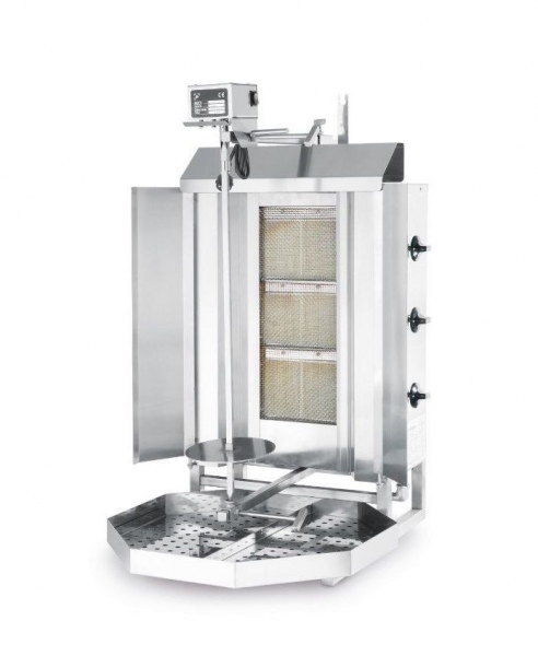 Гриль для шаурмы Profi Line, газовый - 3 горелки