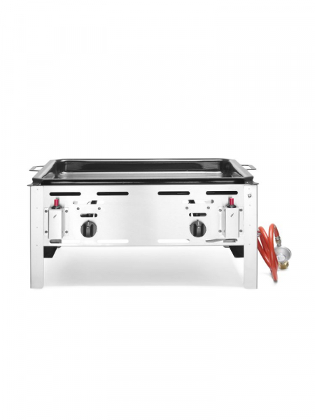 Сковорода газова Bake Master MAXI GN2/1 - настільна, 9.2кВт, 650x540x300(H) мм 154618 Hendi 18/0 Stainless steel