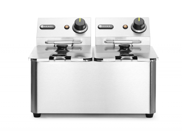Фритюрниця Blue Line 2x4 л 205846 Hendi Stainless steel