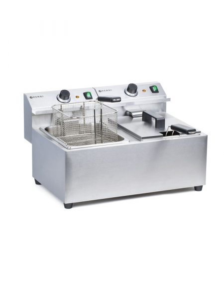 Фритюрниця MasterCook – 2 x 8 л 207307 Hendi 18/0 Stainless steel