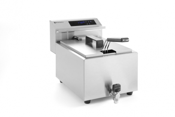 Фритюрница MasterPro со сливным краном - 8 л