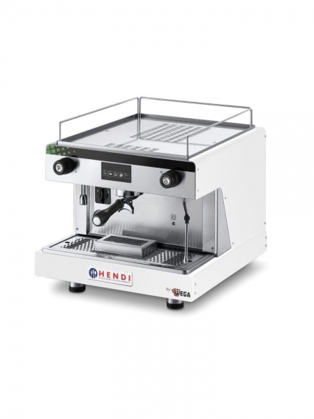 Кофемашина Hendi Top Line By Wega – 1 группа, электронная, белая