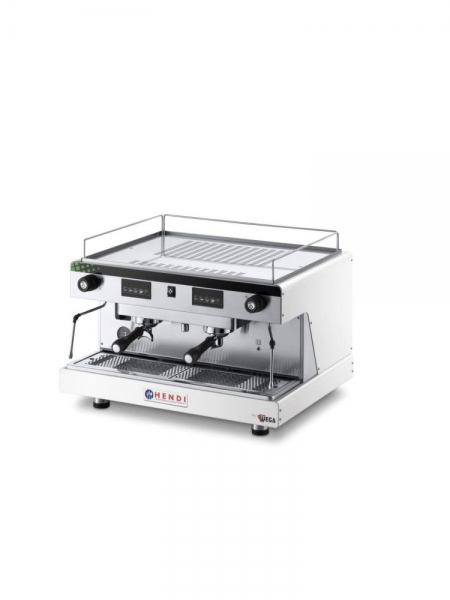 Кофемашина Hendi Top Line By Wega – 2 группы, электронная, белая