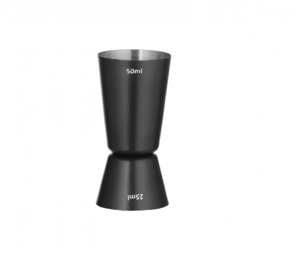 Джигер чорний, Bar up, Чорний, ø45x(H)86mm 596647 Hendi Stainless steel