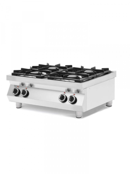 Плита газова 4-х конфоркова Kitchen Line, настільна 227381 Hendi Stainless steel