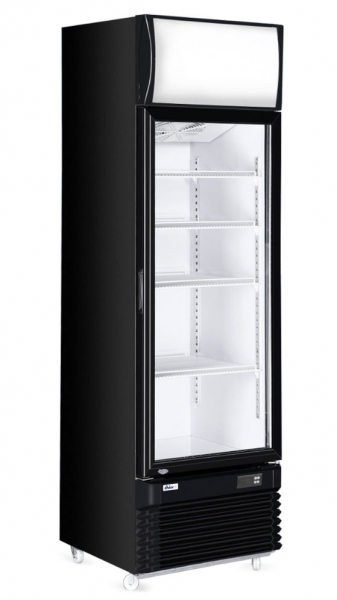 Холодильна шафа, 1-дверна, 360 л, 620x669x(H)1965 мм 233788 Hendi Hardened glass;PVC (Polyvinylchloride);Powder coated metal