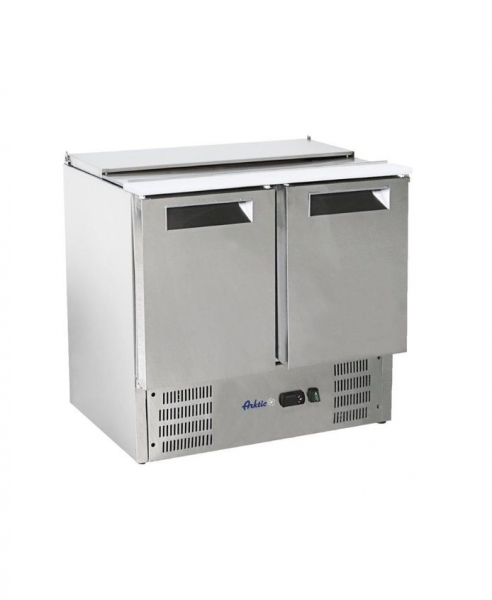 Стіл холодильний для салатів 2-дверний з відкидною кришкою 236161 Hendi Stainless steel