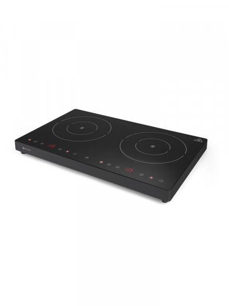 Плита індукційна подвійна чорна, HENDI, Kitchen Line, 230V/3500W, 608x405x(H)54mm 239414 Hendi Stainless steel