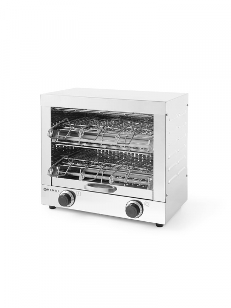 Тостер Milan-Toast + 6 затискачів для тостів, 3000 Вт 262214 Hendi Stainless steel