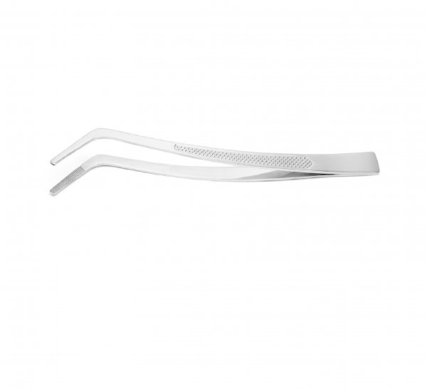 Пінцет вигнутий з профільованою ручкою, HENDI, (L)240mm 680186 Hendi 18/0 Stainless steel
