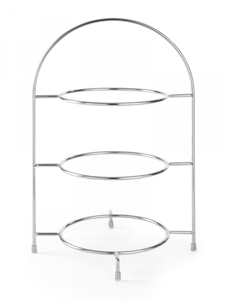 Етажерка для 3 тарілок x Ø275 мм, 290x200x440 мм 425473 Hendi Chrome-plated