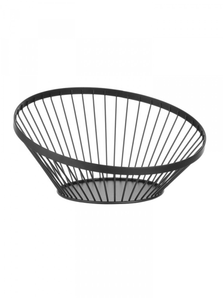 Кошик для фруктів чорний - ø280x(H)130 mm 427088 Hendi