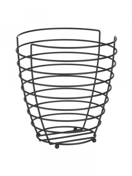 Корзина для фруктов чёрная - ø230x(H)250 mm