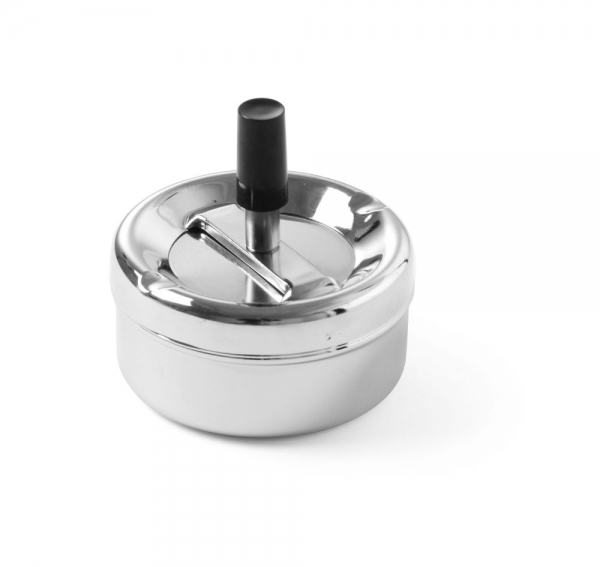 Попільничка з кнопкою, Ø90x45 мм 440209 Hendi Chrome-plated