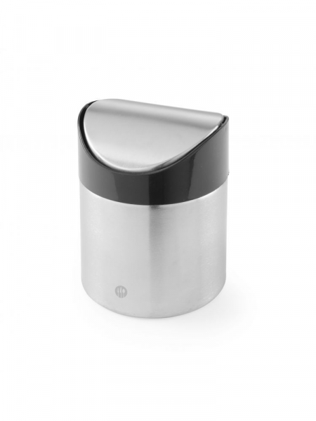 Контейнер для сміття настільний - ø95x(H)130 mm 440711 Hendi 18/0 Stainless steel