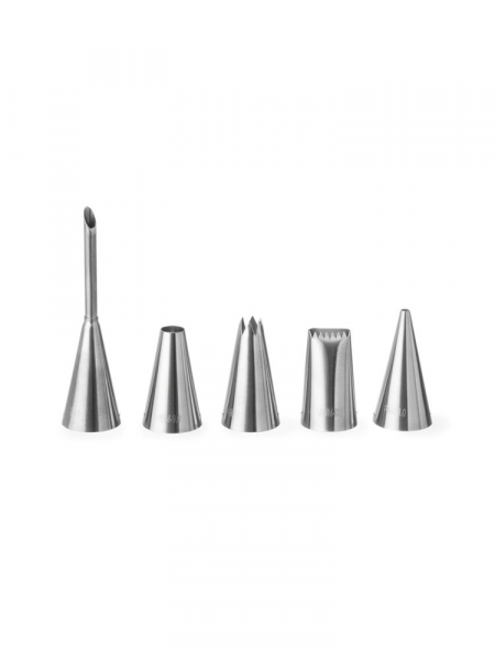 Насадки для кондитерських мішків, різні, 5 шт., SS 551592 Hendi 18/10 Stainless steel