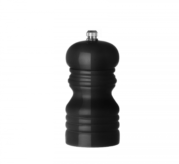 Млин для перцю дерев'яний, HENDI, чорний, ø50x(H)113 мм 469576 Hendi Rubberwood;18/10 Stainless steel