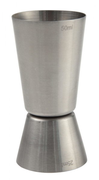 Джигер двосторонній, 25/50 мл 596722 Hendi Stainless steel