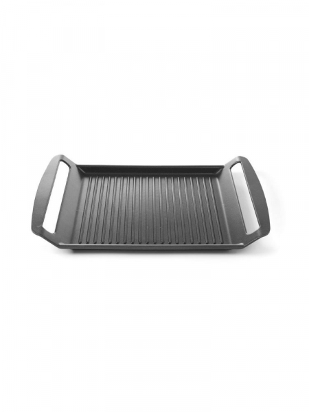 Піднос індукційний рифлений, 390х260х(Н)35 мм 629130 Hendi Aluminium