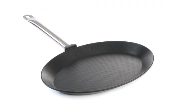 Сковорода овальная для рыбы «Titanium Professional», 400x275x(H)35 мм