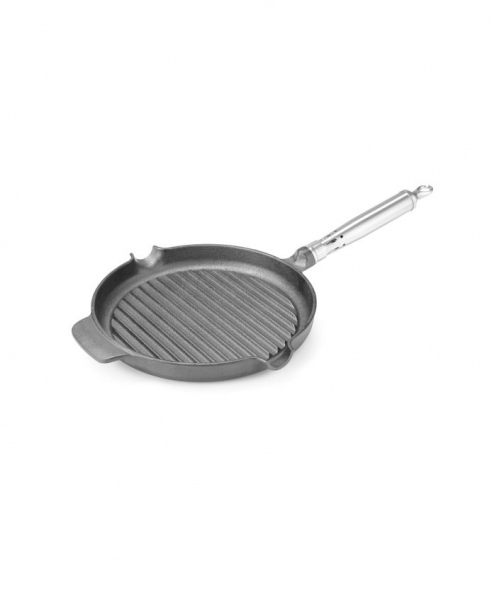 Чавунна сковорода - гриль 25 cm 629925 Hendi Stainless steel;Cast Iron