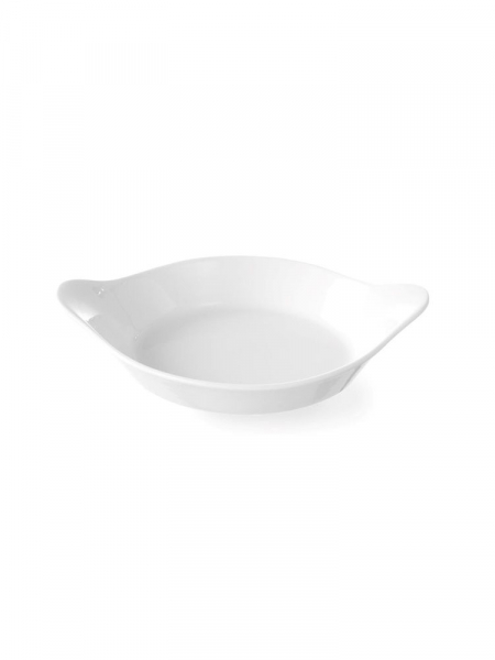 Блюдо для запекания круглое с ручками, 185x152x(H)40 мм