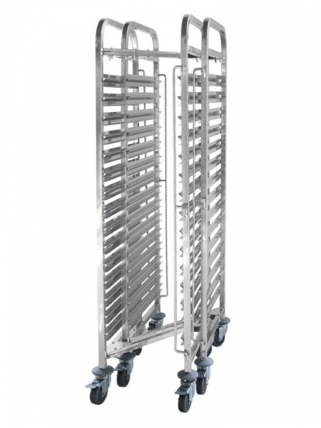 Візок для лотків 15 х GN 1/1 810606 Hendi Stainless steel
