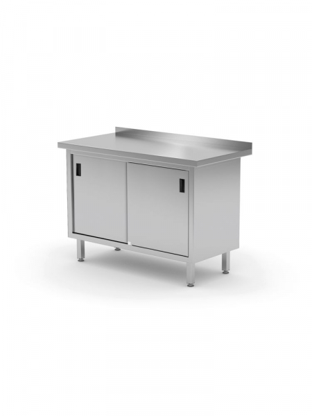Стіл-тумба дверцята купе 1600x600x(H)850 мм 811689 Hendi Stainless steel