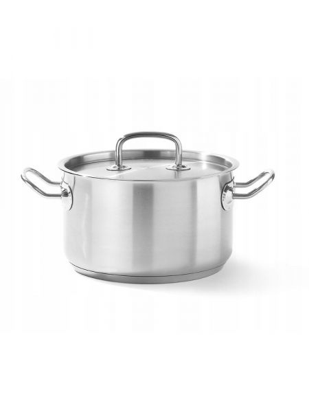 Каструля середня з кришкою Kitchen Line, 3,50 л, Ø200x(H)115 мм 836200 Hendi
