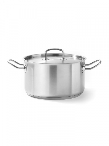 Каструля середня з кришкою Kitchen Line, 6 л, Ø240x(H)135 мм 836309 Hendi