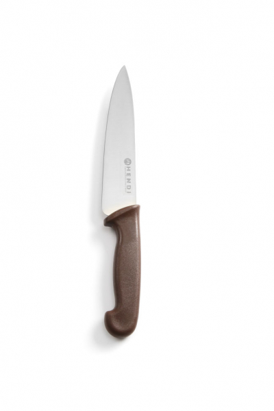 Ніж HACCP кухарський, коричневий, 240 мм 842799 Hendi PP (Polypropylene);Stainless steel