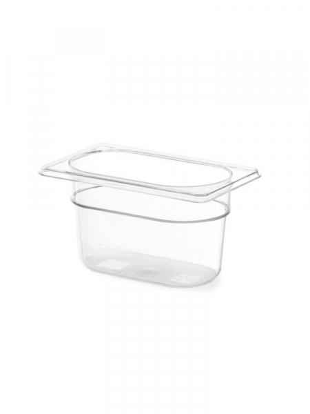 Гастроємність із полікарбонату GN 1/9 (H)65 мм 861837 Hendi PC (Polycarbonate)
