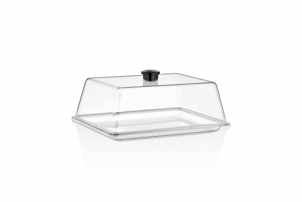 Кришка-купол 260х210, сумісна з GFT--0016BL GF--0016BL Gastro Plast PC Прозорий