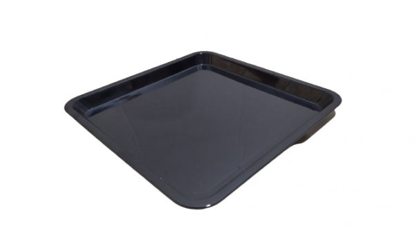 Піднос 280х280  чорний, сумісний з GF--0018, без кришки GFT--0018BL Gastro Plast PC Чорний