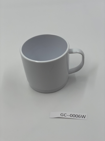 Чашка, 230 мл, біла GC--0006W Gastro Plast PC Білий