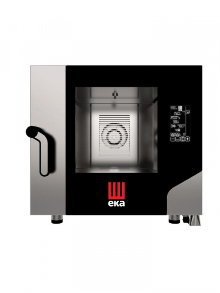 Конвектомат - Піч конвекційна парова Millenial чорна Mask Gastro 5x GN 1/1 MKF511BM Hendi Double pane glass;18/0 Stainless steel