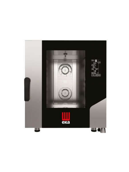 Конвектомат - Піч конвекційна парова Millenial чорна Mask Gastro 7x GN 1/1 MKF711BM Hendi Double pane glass;18/0 Stainless steel