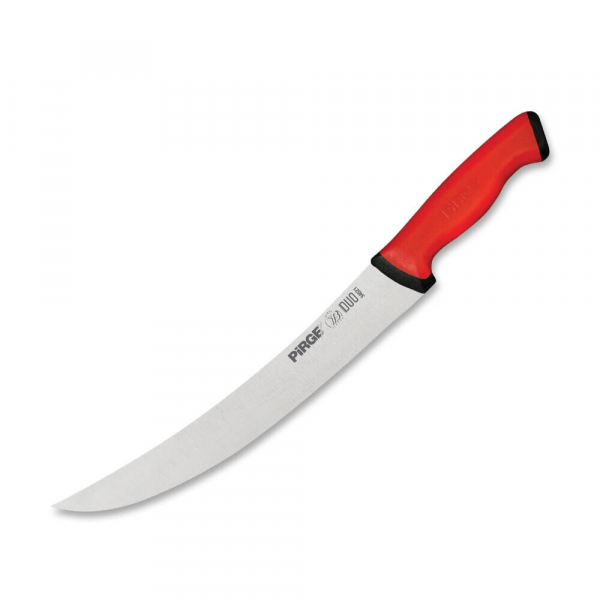 Ніж обваловувальний вигнутий DUO, 260мм, червоний PRG34620-02 Pirge Червоний