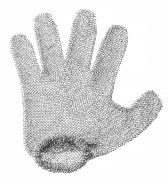Кільчужна рукавичка від порізів Fix, Niroflex, (L) 220мм GS3811200000 Hendi Stainless steel
