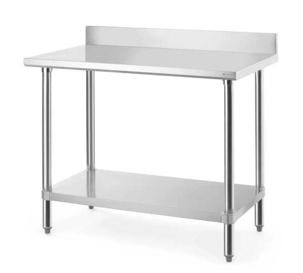 Робочий стіл з бортиком, Budget Line, 1000x600x(H)950мм 817568 Hendi