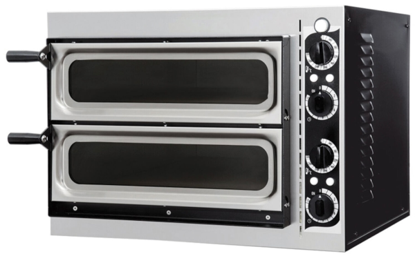 Печь для пиццы Basic 2/40 VETRO 568x500x(H)430, 230V/2400W
