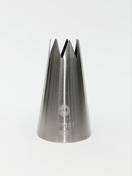 Насадки для кондитерських мішків - форма зірки, 14 мм 551431 Hendi 18/8 Stainless steel