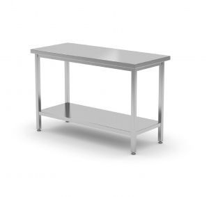 Стіл центральний з полицею – на болтах, глибина 600 мм, HENDI, Kitchen Line, 800x600x(H)850mm 816189 Hendi