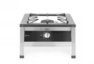 Плита-табурет газова Kitchen Line, 10,8 кВт, 580x650x(H)400 мм 147276 Hendi 18/0 Stainless steel