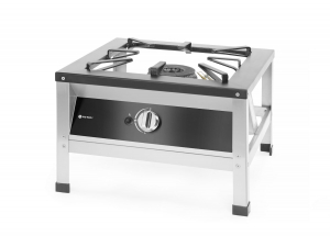 Плита-табурет газова Kitchen Line, 10,8 кВт, 580x650x(H)400 мм 147276 Hendi 18/0 Stainless steel