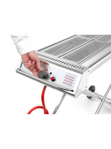 Гриль газовий Xenon Pro - 1120x410x(H)900 mm 148105 Hendi 18/0 Stainless steel