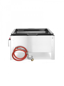 Сковорода газова Bake Master MAXI GN2/1 - настільна, 9.2кВт, 650x540x300(H) мм 154618 Hendi 18/0 Stainless steel