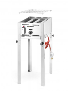 Гіль газовий Grill Master MINI GN 1/1 - підлоговий, 5,8 кВт, 340x540x840(H) мм 154700 Hendi Chrome-plated;18/0 Stainless steel